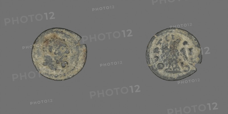Coin Depicting the Hero Hercules, AD 211/222, Roman, Roman Empire, Bronze, Diam. 1.6 cm, 1.53 g
