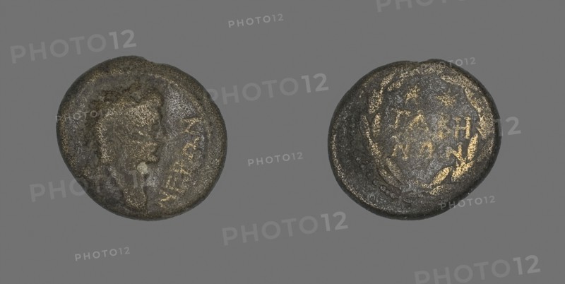 Coin Portraying Emperor Nero, AD 54/68, Roman, Roman Empire, Bronze, Diam. 1.9 cm, 5.38 g