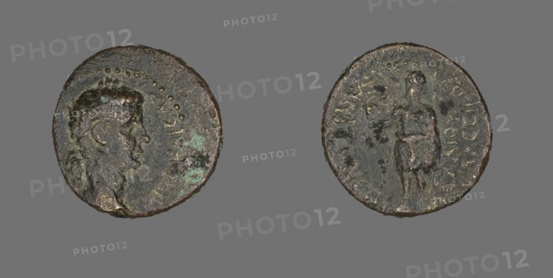 Coin Portraying Emperor Caligula, AD 37/41, Roman, Roman Empire, Bronze, Diam. 2 cm, 5.06 g