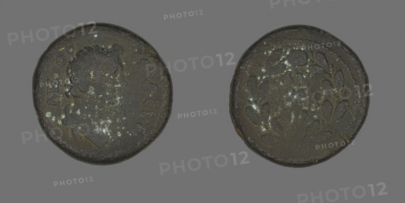 Coin Depicting Senate, AD 193/211, Roman, Roman Empire, Bronze, Diam. 2.2 cm, 7.97 g