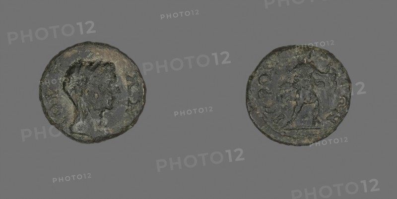 Coin Depicting a Head, about AD 161–?, Roman, Roman Empire, Bronze, Diam. 1.7 cm, 1.88 g
