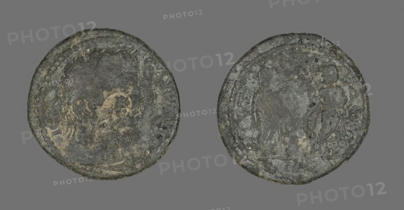 Coin Depicting Senate, AD 193/211, Roman, Roman Empire, Bronze, Diam. 2.5 cm, 6.60 g