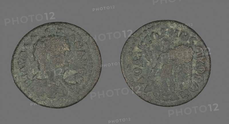 Coin Portraying the Emperor Severus Alexander, before AD 222, Roman, Roman Empire, Bronze, Diam. 2.4 cm, 5.00 g