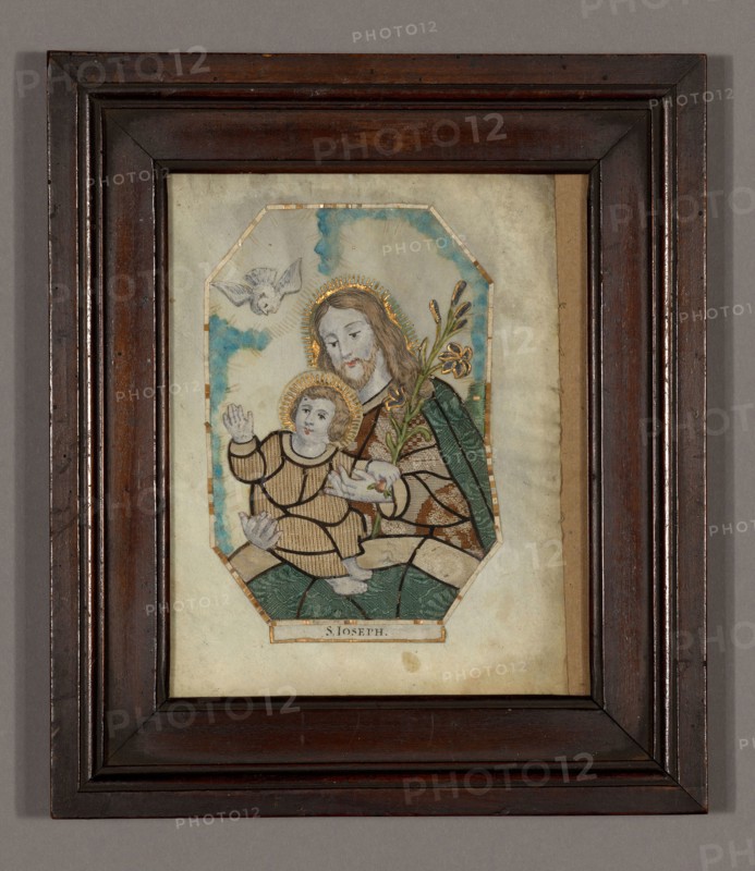 St. Joseph, 19th century, Germany, 22.9 x 19.7 cm (9 x 7 3/4 in.)