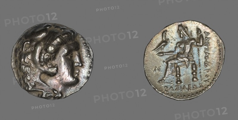 Tetradrachm (Coin) Portraying Alexander the Great as Herakles, 336/323 BC, Greek, Ancient Greece, Silver, Diam. 2.8 cm, 16.98 g