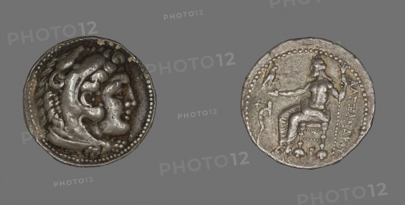 Tetradrachm (Coin) Portraying Alexander the Great, 336/323 BC, Greek, minted in Cilicia, Greece, Silver, Diam. 2.7 cm, 17.14 g