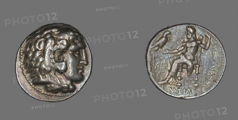 Tetradrachm (Coin) Portraying Alexander the Great, 356/323 BC, Greek, Roman Empire, Silver, Diam. 2.8 cm, 17.03 g