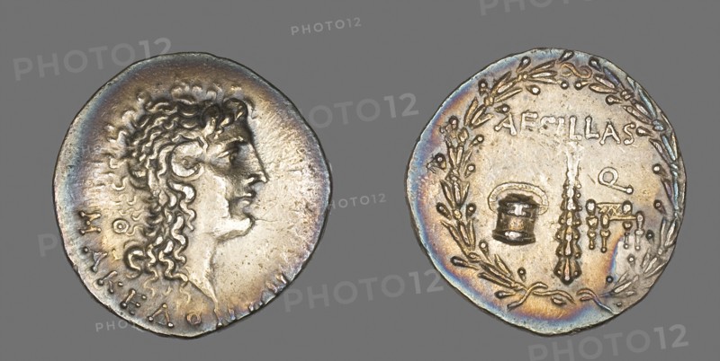 Tetradrachm (Coin) Portraying Alexander the Great, 92/88 BC, Roman, minted in Thessalonike, Roman Empire, Silver, Diam. 3.2 cm, 16.61 g