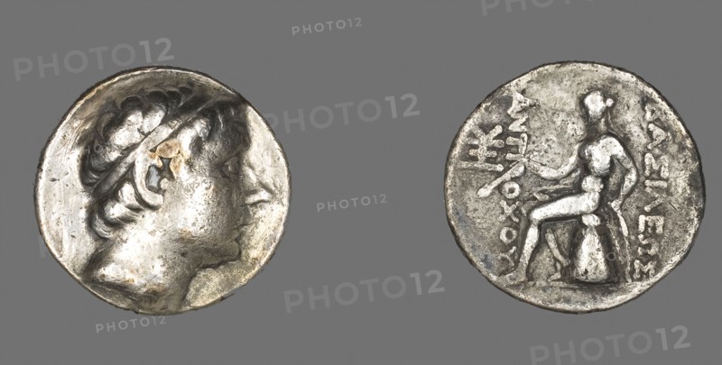 Tetradrachm (Coin) Portraying King Antiochus III The Great, 223/187 BC, Greek, probably minted in Antioch (near modern Antakya, Turkey), Ancient Near East, Silver, Diam. 2.9 cm, 16.43 g