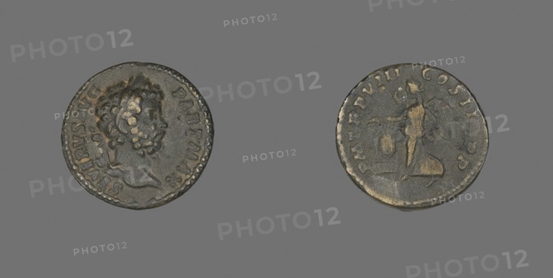 Denarius (Coin) Portraying Emperor Septimius Severus, AD 200, Roman, minted in Rome, Roman Empire, Silver, Diam. 1.8 cm, 2.60 g