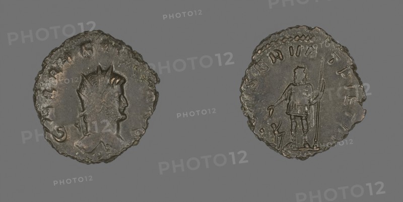 Antoninianus (Coin) Portraying Emperor Gallienus, AD 260/268, Roman, minted in Rome, Roman Empire, Billon, Diam. 2.1 cm, 3.14 g