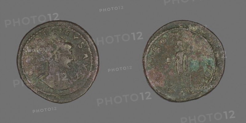 Antoninianus (Coin) Portraying Emperor Gallienus, AD 260/268, Roman, minted in Asia, Roman Empire, Silver, Diam. 2.2 cm, 4.17 g