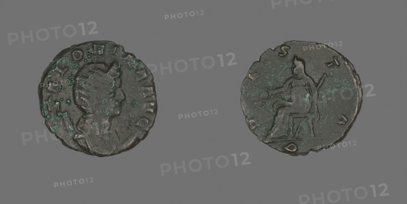 Antoninianus (Coin) Portraying Empress Cornelia Salonina, AD 260/268, Roman, minted in Rome, Roman Empire, Billon, Diam. 1.9 cm, 2.55 g