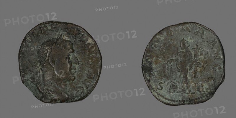 Sestertius (Coin) Portraying Philip the Arab, AD 244/249, Roman, minted in Rome, Roman Empire, Bronze, DIam. 3 cm, 16.63 g
