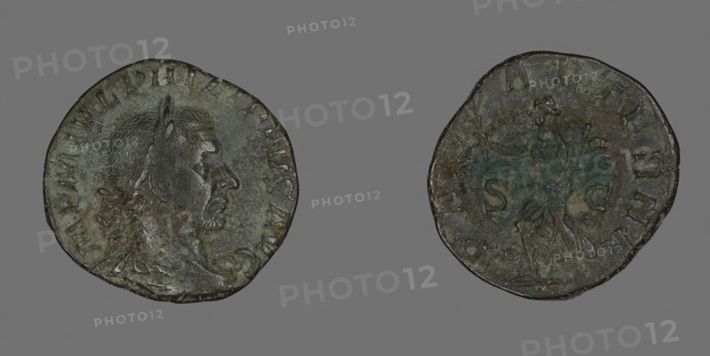 Sestertius (Coin) Portraying Philip the Arab, AD 244/249, Roman, Roman Empire, Bronze, DIam. 2.9 cm, 18.64 g