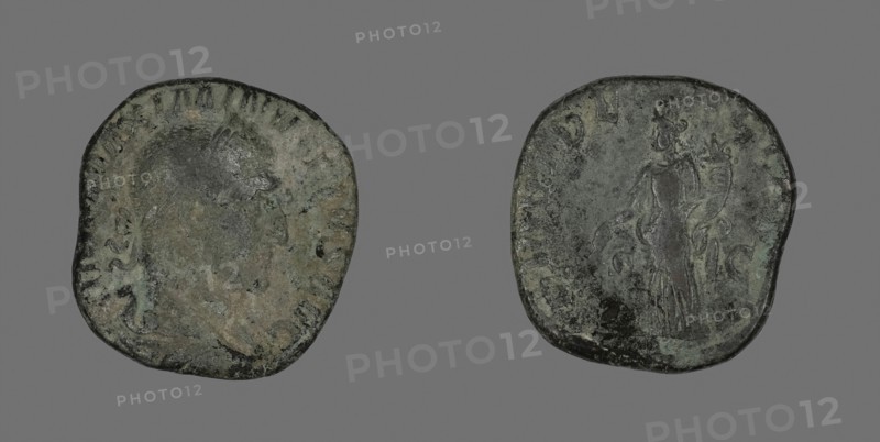 Sestertius (Coin) Portraying Emperor Maximinus, AD 235/236, Roman, minted in Rome, Roman Empire, Bronze, Diam. 2.9 cm, 16.91 g