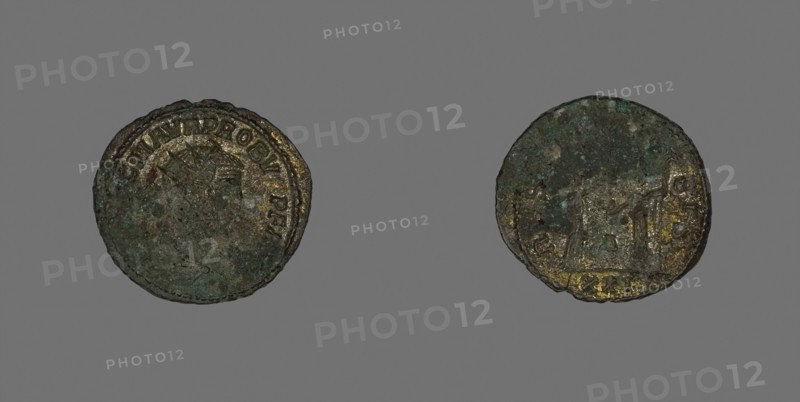 Antoninianus (Coin) Portraying Emperor Probus, AD 276/282, Roman, minted in Antioch, Roman Empire, Billon, Diam. 2.2 cm, 3.82 g