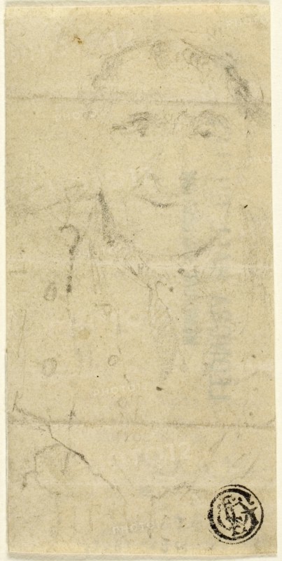 Portrait of a Man, n.d., John Sell Cotman, English, 1782-1842, England, Graphite on cream wove paper, 96 × 46 mm