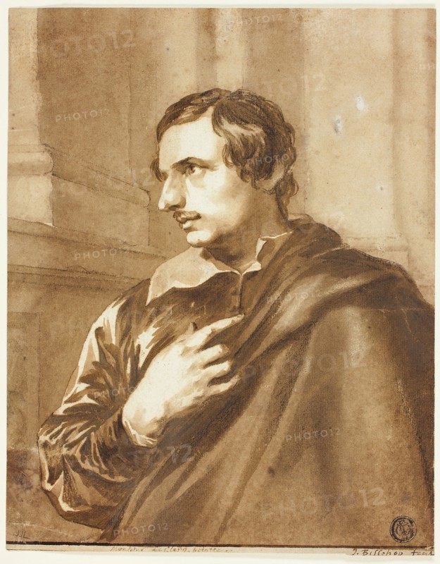 Jean Leclerc, n.d., Jan de Bisschop (Dutch, c. 1628-1671), or after Anthony van Dyck (Flemish, 1599-1641), Holland, Pen and brown ink and brush and brown wash, with traces of black chalk, on ivory laid paper, 206 x 161 mm
