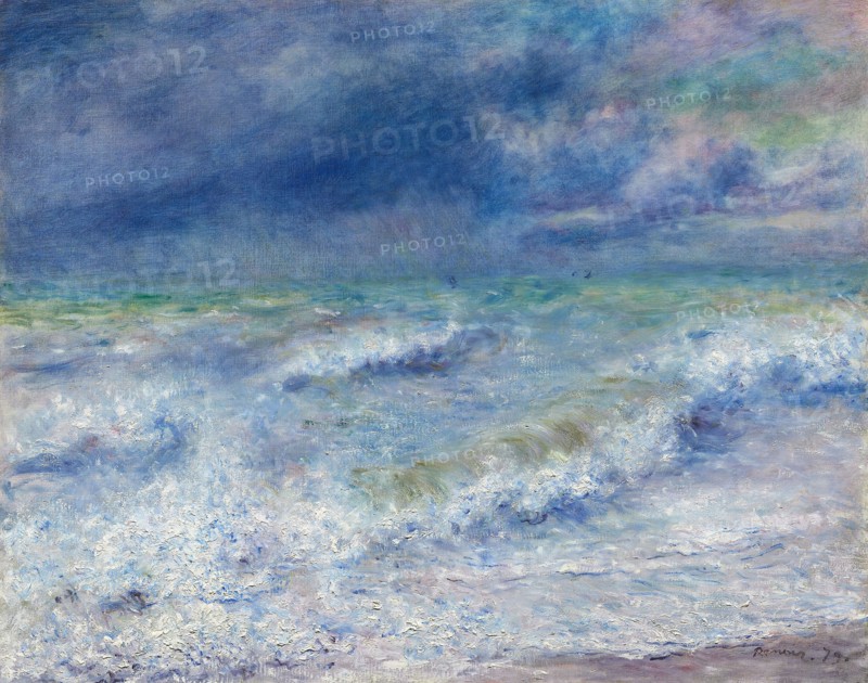 Seascape, 1879, Pierre-Auguste Renoir, French, 1841-1919, France, Oil on canvas, 72.6 × 91.6 cm (28 1/2 × 36 in.)