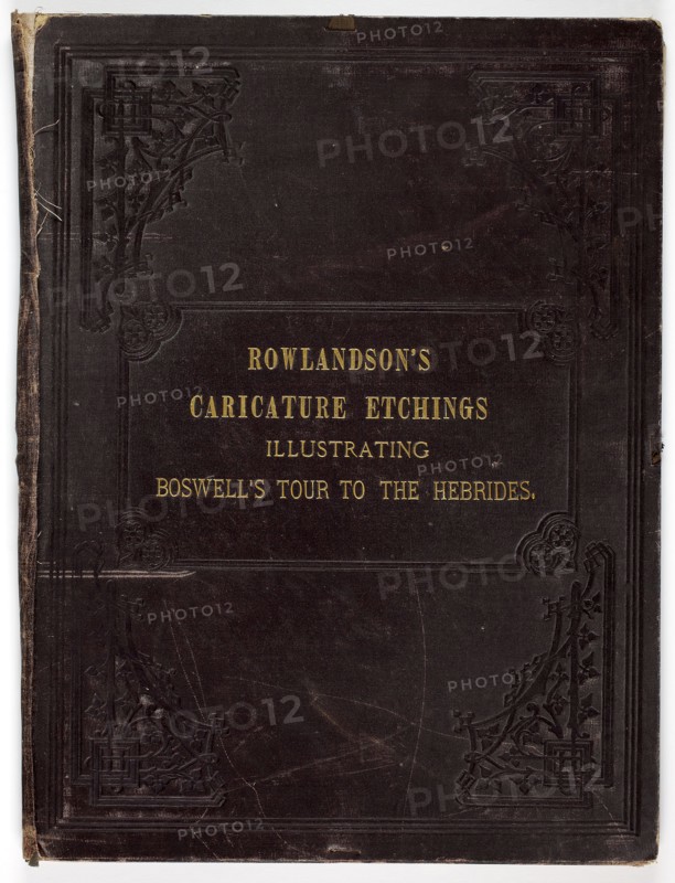 Boswell’s Tour of the Hebrides: Folio Cover, 1786, Thomas Rowlandson, English, 1756-1827, England, Portfolio cover