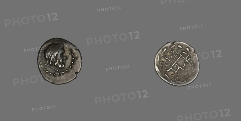 Hemidrachm (Coin) Depicting the God Zeus, 280/146 BC, Greek, Achaea department, Silver, Diam. 1.6 cm, 2.23 g