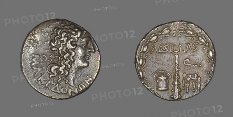 Tetradrachm (Coin) Portraying Alexander the Great, 93/92 BC, Greek, Macedonia, Silver, Diam. 2.8 cm, 14.70 g