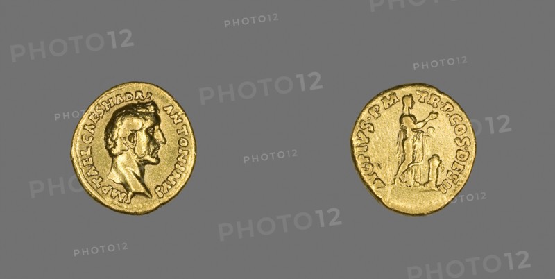 Aureus (Coin) Portraying Emperor Antoninus Pius, 138, Roman, minted in Rome, Roman Empire, Gold, Diam. 1.9 cm, 7.05 g