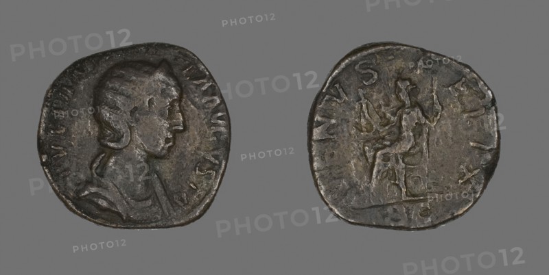 Coin Portraying Empress Julia Mamaea, AD 222/235, Roman, Roman Empire, Bronze, Diam. 2.8 cm, 17.51 g