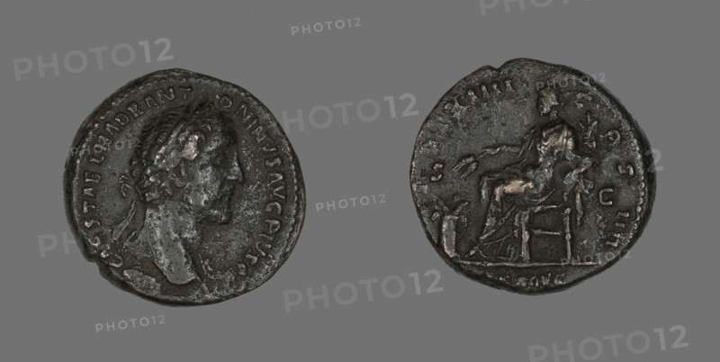 Coin Portraying Emperor Antoninus Pius, AD 151, Roman, Roman Empire, Bronze, Diam. 2.8 cm, 10.80 g