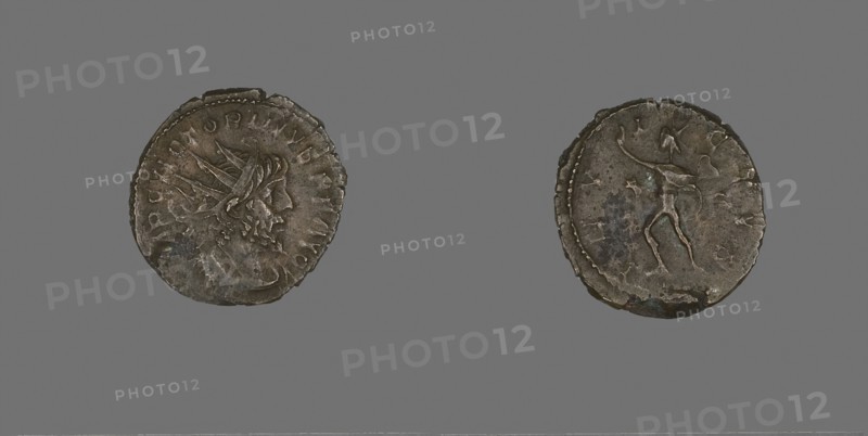 Coin Portraying Emperor Victorian I, AD 265/267, Roman, Roman Empire, Bronze, Diam. 2.1 cm, 2.99 g