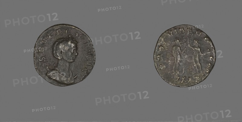 Coin Portraying Empress Severina, AD 270/275, Roman, Roman Empire, Bronze, Diam. 2.1 cm, 3.43 g