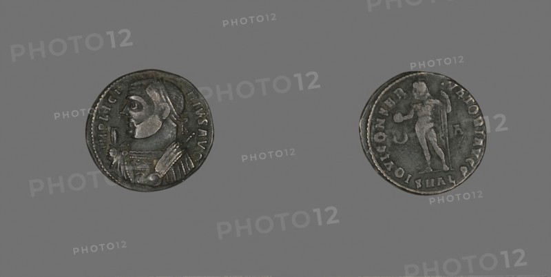 Coin Portraying Emperor Licinius, AD 307/324, Roman, Roman Empire, Bronze, Diam. 1.9 cm, 3.10 g