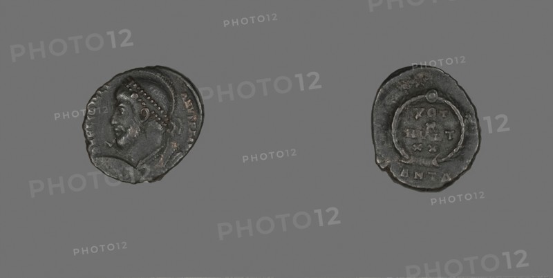 Coin Portraying Emperor Julian, AD 360/363, Roman, Roman Empire, Bronze, Diam. 1.9 cm, 2.74 g
