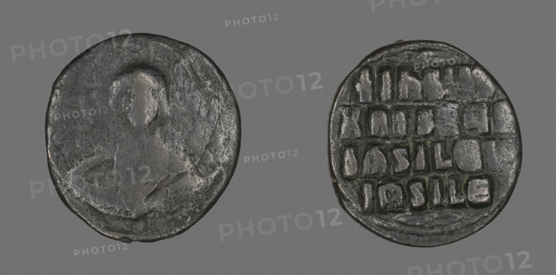 Anonymous Follis (Coin), AD 976/1028, attributed to Basil II and Constantine VIII, Byzantine, Istanbul, Bronze, Diam. 3 cm, 12.16 g