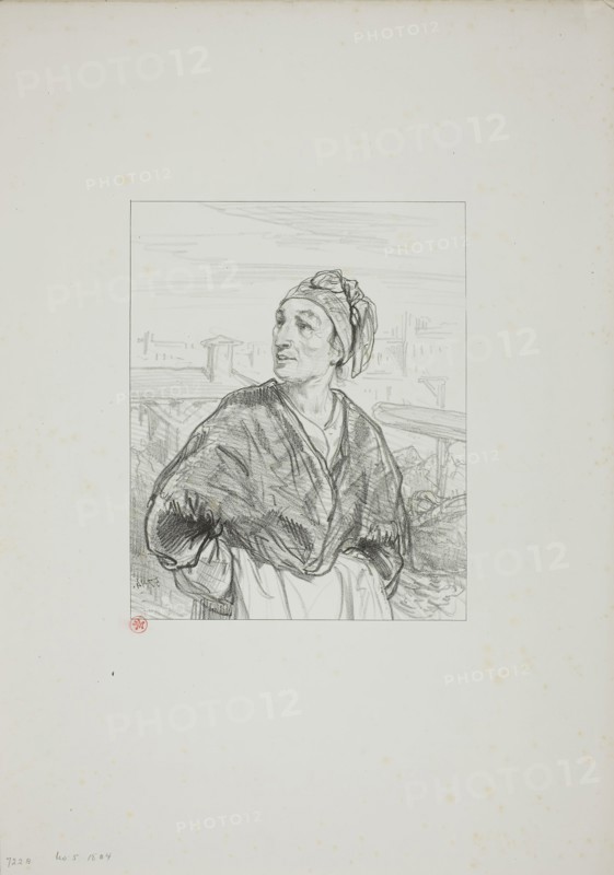 Masks and faces: Women afraid of a glass of wine…, 1857–58, Paul Gavarni, French, 1804-1866, France, Lithograph in black on ivory wove paper, 202 × 162 mm (image), 423 × 300 mm (sheet), Untitled, 1849/60, English, England, Albumen print, from the "Untitled Album