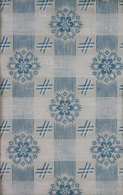 Wallpaper Fragment, 1820, France, Dauptain et Soeur, Paris, Block-printed, handmade paper, 55.9 x 35.2 cm (22 x 13 7/8 in.)