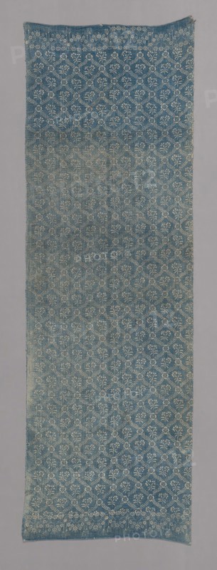 Panel, 18th century, France, Cotton, plain weave, resist printed, 295.2 × 95.3 cm (116 1/4 × 37 1/2 in.)