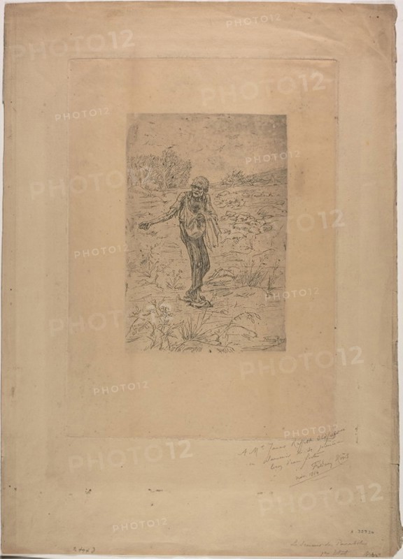 Invitation to a concert, n.d., Félicien Rops, Belgian, 1833-1898, Belgium, Pen and black ink on cream paper, tipped onto blue-green wove paper, 97 × 91 mm (primary support), 222 × 219 mm (secondary support), Portraits of Some Famous Painters of the Seventeenth Century (Ritratti di Alcuni Celebri Pittori del Secolo XVII), 1731, Ottavio Mario Leoni (Italian, 1578-1630), published by Antonio de’Rosse (Italian, 18th century), Italy, Book with etchings in black on ivory laid paper, 249 x 190 x 27 mm