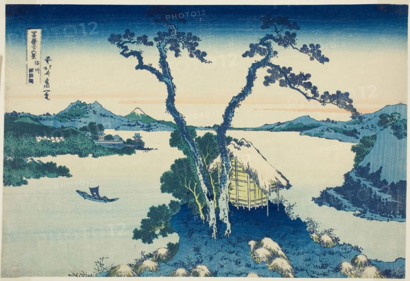 Lake Suwa in Shinano Province