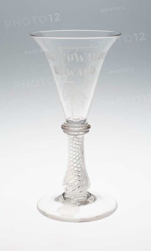 Wine Glass, 17th century, England, Glass, H. 14.6 cm (5 3/4 in.)