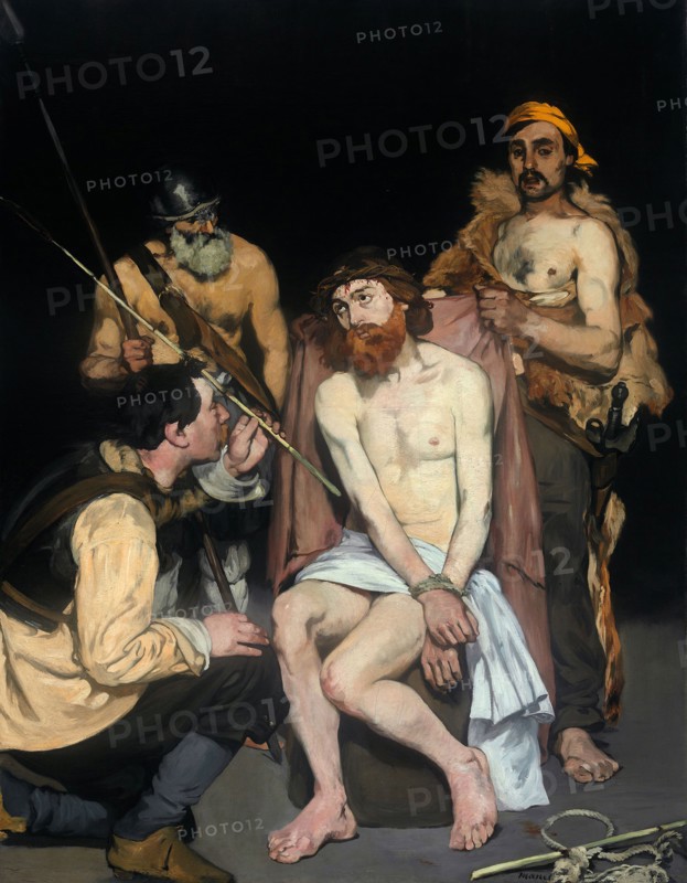 Jesus Mocked by the Soldiers, 1865, Édouard Manet, French, 1832–1883, France, Oil on canvas, 190.8 × 148.3 cm (74 7/8 × 58 3/8 in.)