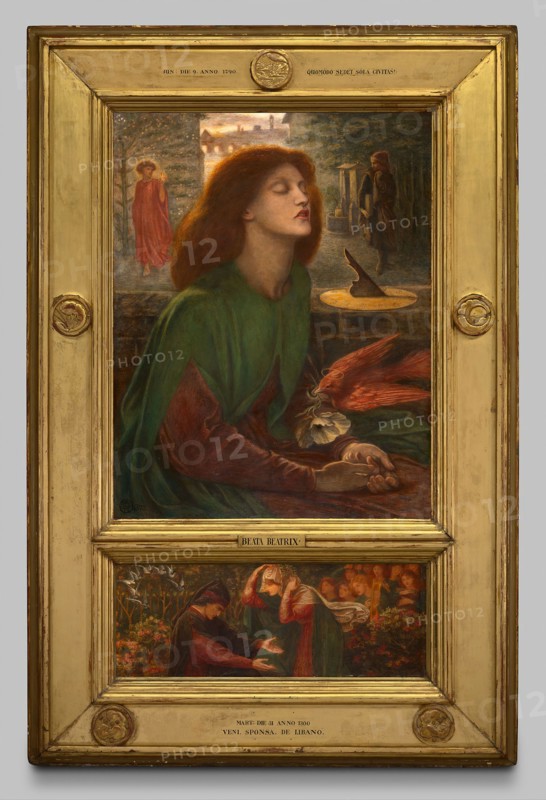 Beata Beatrix, 1871/72, Dante Gabriel Rossetti, English, 1828-1882, England, Oil on canvas, 87.5 × 69.3 cm (34 7/16 × 27 1/4 in.)