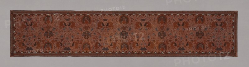 Shoulder Cloth (Selendang), Late 19th century, Indonesia, Central Java, Java, Cotton, plain weave, hand-drawn wax resist dyed (batik tulis), 256.6 x 52 cm (101 x 20 1/2 in.)