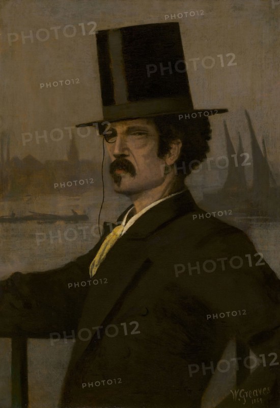James McNeill Whistler, 1869, Walter Greaves, English, 1841-1930, England, Oil on canvas, 32 7/8 × 22 7/8 in.