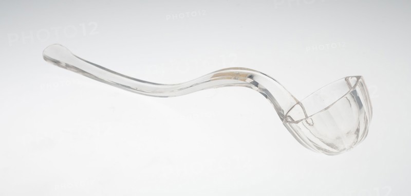 Ladle, c. 1850, England, Bristol, Bristol, Glass, 35.7 × 6.2 cm (14 1/16 × 2 7/16 in.)