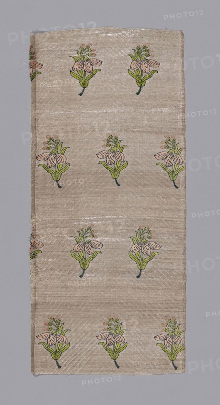 Fragment (Dress Fabric), 17th century, Iran (Kashan or India), Iran, Silk, twill weave, 57.3 x 24.1 cm (21 1/8 x 9 1/2 in.)