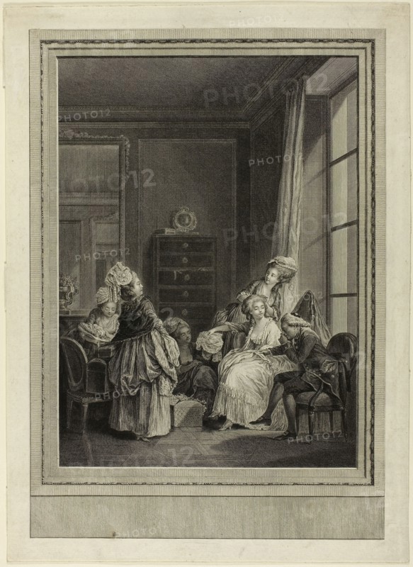 The Director, n.d., Nicolas-Joseph Voyez, French, 1742-1806, France, Etching and engraving in black on ivory laid paper, 297 × 216 mm (image), 405 × 294 mm (plate/sheet)