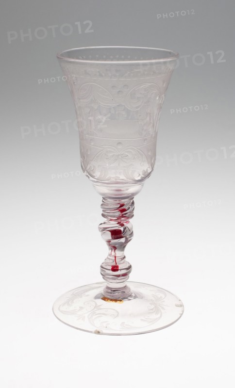 Wine Glass, c. 1730, Bohemia, Czech Republic, Bohemia, Glass, 32.5 × 9.4 cm (12 13/16 × 3 11/16 in.)