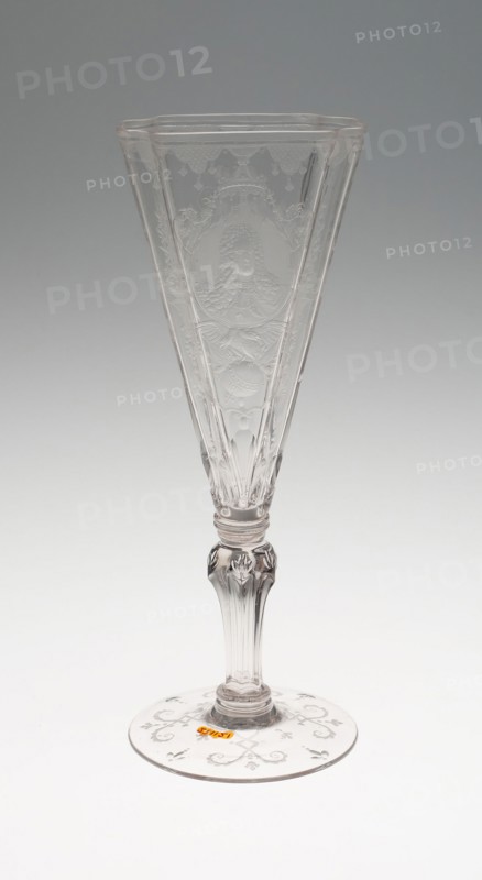 Goblet, c. 1725/30, Germany, Schleswig, Schleswig, Glass, 21.1 x 7.8 cm (8 5/16 x 3 1/16 in.)
